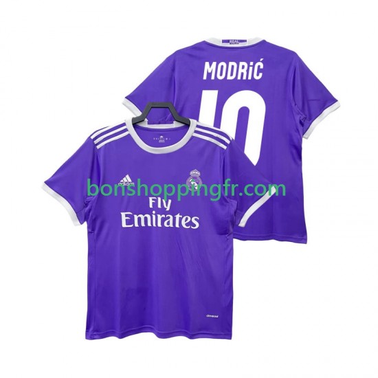 Maillot Rétro Extérieur Real Madrid LUCA MODRIC 10 2016 2017 Manches Courtes Homme Maillot Rétro Extérieur Real Madrid LUCA MODRIC 10 2016 2017 Manches Courtes Homme