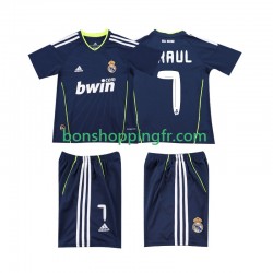 Maillot Rétro Extérieur Real Madrid PAUL 7 2010 2011 Manches Courtes Jeune Enfant(+shorts)