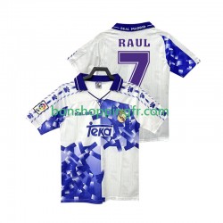 Maillot Rétro 3ème Real Madrid RAUL 7 1996 1997 Manches Courtes Homme