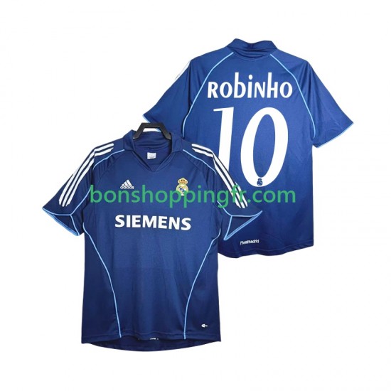 Maillot Rétro Extérieur Real Madrid ROBINHO 10 2005 2006 Manches Courtes Homme Maillot Rétro Extérieur Real Madrid ROBINHO 10 2005 2006 Manches Courtes Homme