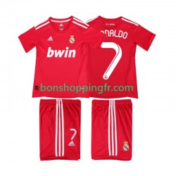 Maillot Rétro 3ème Real Madrid RONALDO 7 2011 2012 Manches Courtes Jeune Enfant(+shorts)