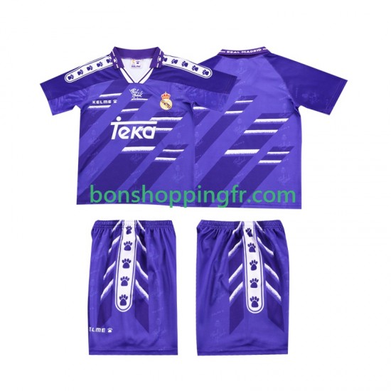 Maillot Rétro Extérieur Real Madrid 1994 1996 Manches Courtes Jeune Enfant(+shorts) Maillot Rétro Extérieur Real Madrid 1994 1996 Manches Courtes Jeune Enfant(+shorts)