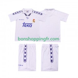 Maillot Rétro Domicile Real Madrid 1994 1996 Manches Courtes Jeune Enfant(+shorts)