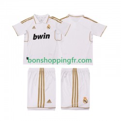 Maillot Rétro Domicile Real Madrid 2011 2012 Manches Courtes Jeune Enfant(+shorts)