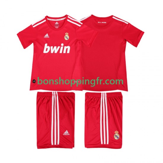 Maillot Rétro 3ème Real Madrid 2011 2012 Manches Courtes Jeune Enfant(+shorts)