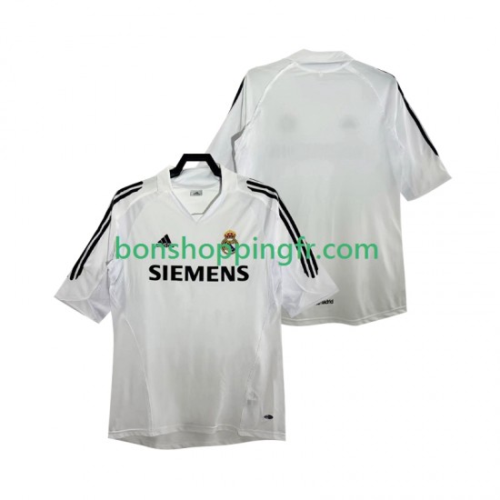 Maillot Rétro Domicile Real Madrid 2005 2006 Manches Courtes Homme Maillot Rétro Domicile Real Madrid 2005 2006 Manches Courtes Homme