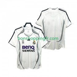 Maillot Rétro Domicile Real Madrid 2006 2007 Manches Courtes Homme