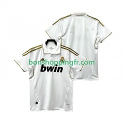 Maillot Rétro Domicile Real Madrid 2011 2012 Manches Courtes Homme