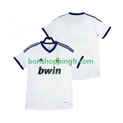 Maillot Rétro Domicile Real Madrid 2012 2013 Manches Courtes Homme