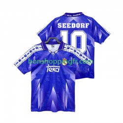 Maillot Rétro Extérieur Real Madrid SEEDORF 10 1996 1997 Manches Courtes Homme