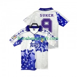 Maillot Rétro 3ème Real Madrid SUKER 9 1996 1997 Manches Courtes Homme