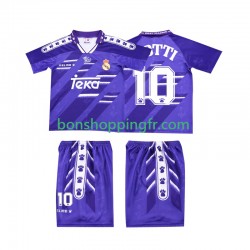 Maillot Rétro Extérieur Real Madrid TOTTI 10 1994 1996 Manches Courtes Jeune Enfant(+shorts)