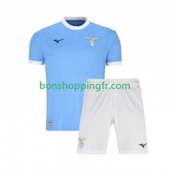 Maillot Domicile SS Lazio 2025-2026 Manches Courtes Jeune Enfant(+shorts)