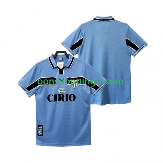 Maillot Rétro Domicile SS Lazio 1998 1999 Manches Courtes Homme Maillot Rétro Domicile SS Lazio 1998 1999 Manches Courtes Homme