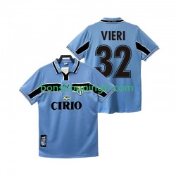 Maillot Rétro Domicile SS Lazio VIERI 32 1998 1999 Manches Courtes Homme