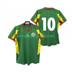 Maillot Rétro Extérieur Sénégal 10 2002 Manches Courtes Homme