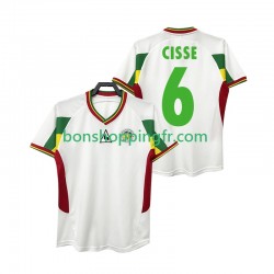Maillot Rétro Domicile Sénégal CISSE 6 2002 Manches Courtes Homme