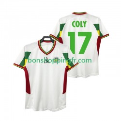 Maillot Rétro Domicile Sénégal COLY 17 2002 Manches Courtes Homme
