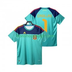 Maillot Rétro Domicile Espagne Gardien Casillas 1 2010 Manches Courtes Homme