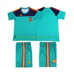 Maillot Rétro Domicile Espagne Gardien 2010 Manches Courtes Jeune Enfant(+shorts)