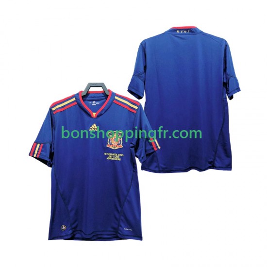 Maillot Rétro Extérieur Espagne 2010 Manches Courtes Homme Maillot Rétro Extérieur Espagne 2010 Manches Courtes Homme