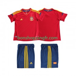 Maillot Rétro Domicile Espagne 2012 Manches Courtes Jeune Enfant(+shorts)