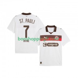 Maillot Extérieur St. Pauli Jackson Irvine 7 2025-2026 Manches Courtes Homme
