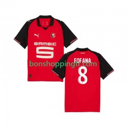 Maillot Domicile Stade Rennais Seko Fofana 8 2025-2026 Manches Courtes Homme