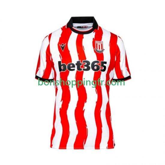 Maillot Domicile Stoke City 2025-2026 Manches Courtes Homme
