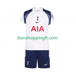 Maillot Domicile Tottenham Hotspur 2025-2026 Manches Courtes Jeune Enfant(+shorts)