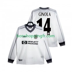 Maillot Rétro Domicile Tottenham Hotspur GINOLA 14 1997 1999 Manches Longues Homme