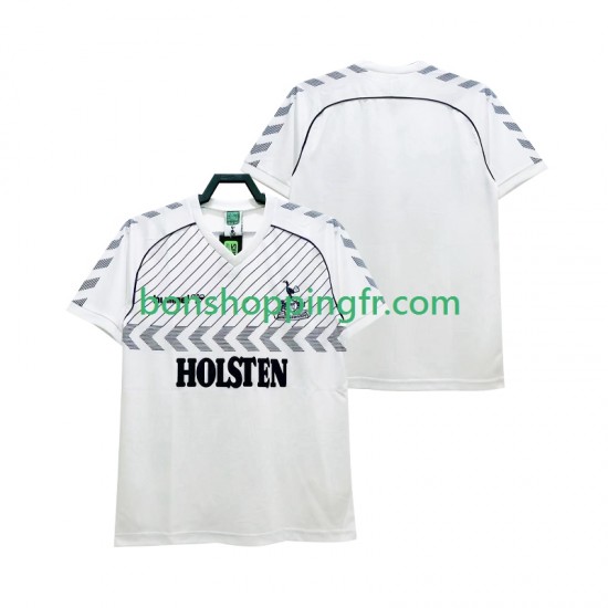 Maillot Rétro Domicile Tottenham Hotspur 1986 Manches Courtes Homme