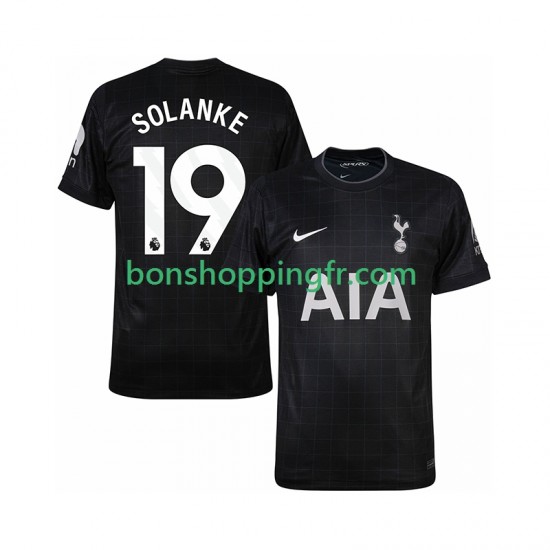 Maillot Extérieur Tottenham Hotspur Solanke 19 2025-2026 Manches Courtes Homme Maillot Extérieur Tottenham Hotspur Solanke 19 2025-2026 Manches Courtes Homme