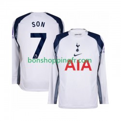 Maillot Domicile Tottenham Hotspur Son Heung-Min 7 2025-2026 Manches Longues Homme