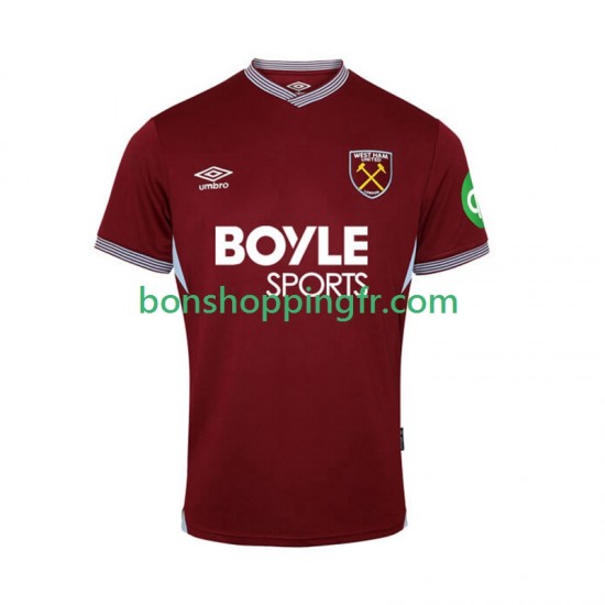 Maillot Domicile West Ham United 2025-2026 Manches Courtes Homme Maillot Domicile West Ham United 2025-2026 Manches Courtes Homme