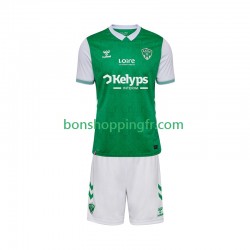 Maillot Domicile AS Saint-Etienne 2025-2026 Manches Courtes Jeune Enfant(+shorts)
