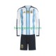 Maillot Domicile Argentine World Cup 2026 Manches Longues Jeune Enfant(+shorts)