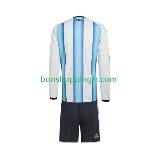 Maillot Domicile Argentine World Cup 2026 Manches Longues Jeune Enfant(+shorts)