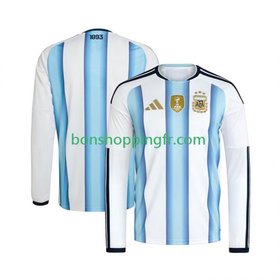 Maillot Domicile Argentine World Cup 2026 Manches Longues Homme