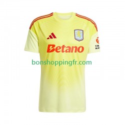 Maillot Extérieur Aston Villa Gardien 2025-2026 Manches Courtes Homme
