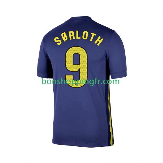 Maillot Extérieur Atlético Madrid Alexander Sorloth 9 2025-2026 Manches Courtes Homme