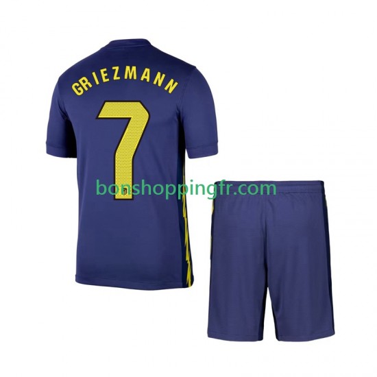 Maillot Extérieur Atlético Madrid Antoine Griezmann 7 2025-2026 Manches Courtes Jeune Enfant(+shorts)