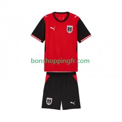 Maillot Domicile Autriche World Cup 2026 Manches Courtes Jeune Enfant(+shorts)