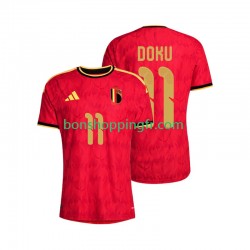 Maillot Domicile Belgique Jeremy Doku 11 World Cup 2026 Manches Courtes Homme