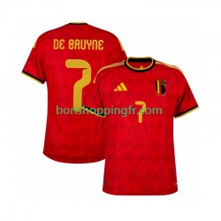Maillot Domicile Belgique de bruyne 7 World Cup 2026 Manches Courtes Homme