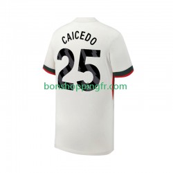 Maillot Extérieur Chelsea Moises Caicedo 25 2025-2026 Manches Courtes Homme