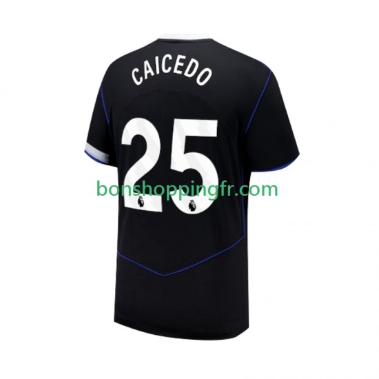 Maillot 3ème Chelsea Moises Caicedo 25 2025-2026 Manches Courtes Homme