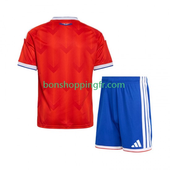 Maillot Domicile Chili 2026 Manches Courtes Jeune Enfant(+shorts)