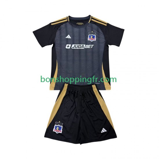 Maillot Extérieur Colo-Colo 2025-2026 Manches Courtes Jeune Enfant(+shorts)