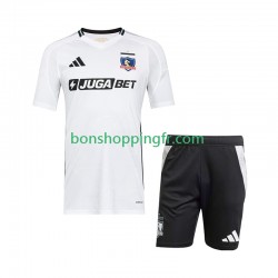 Maillot Domicile Colo-Colo 2025-2026 Manches Courtes Jeune Enfant(+shorts)